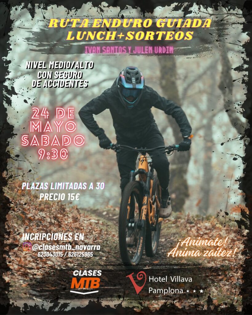 Ruta con guía, seguro incluido.