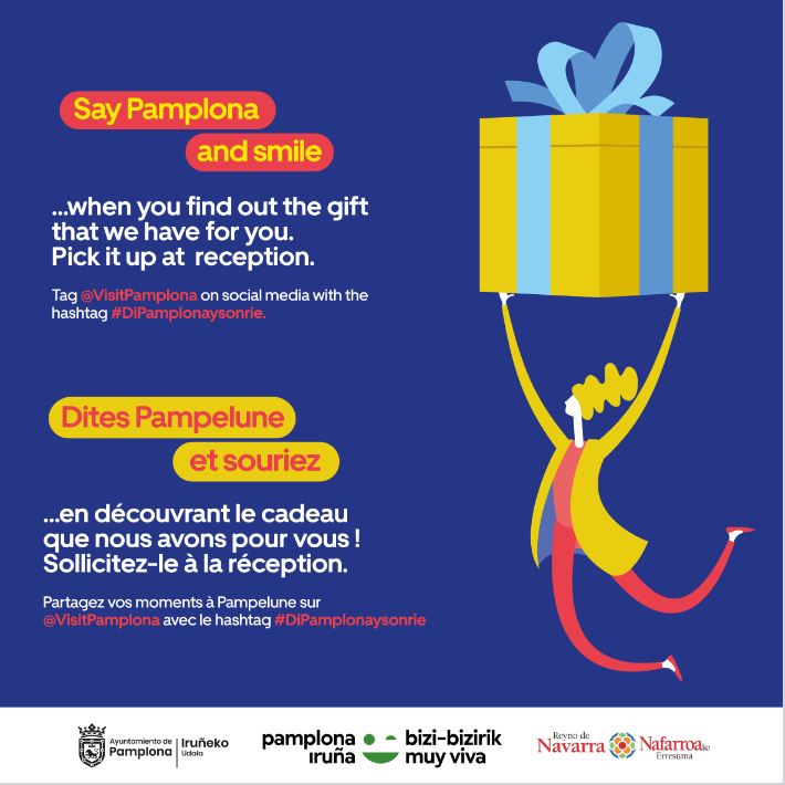 free visits to Pamplona from Huarte, Villava, etc